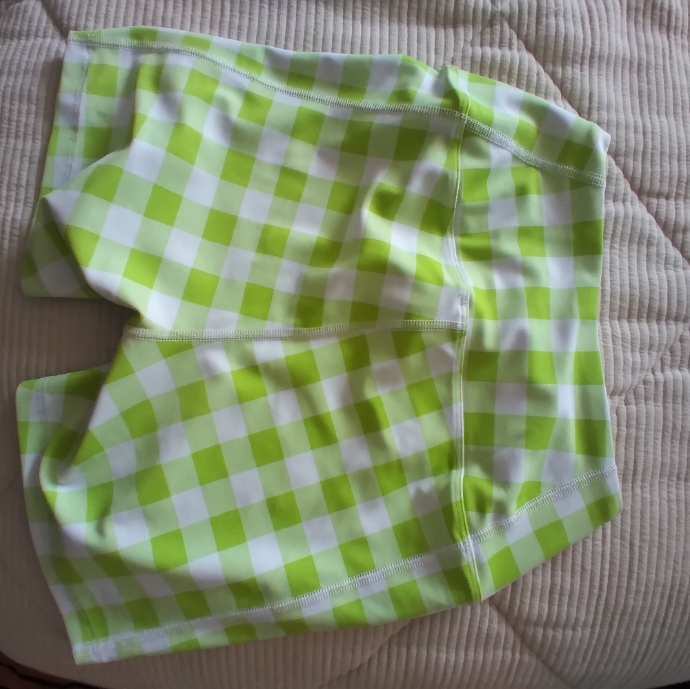 Year Of Ours Gingham Spandex Shorts